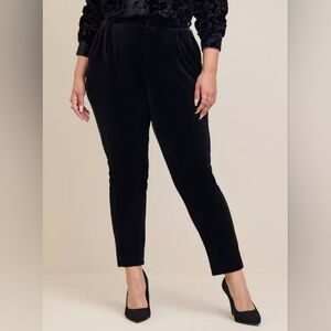 Torrid High Rise Velvet Pants